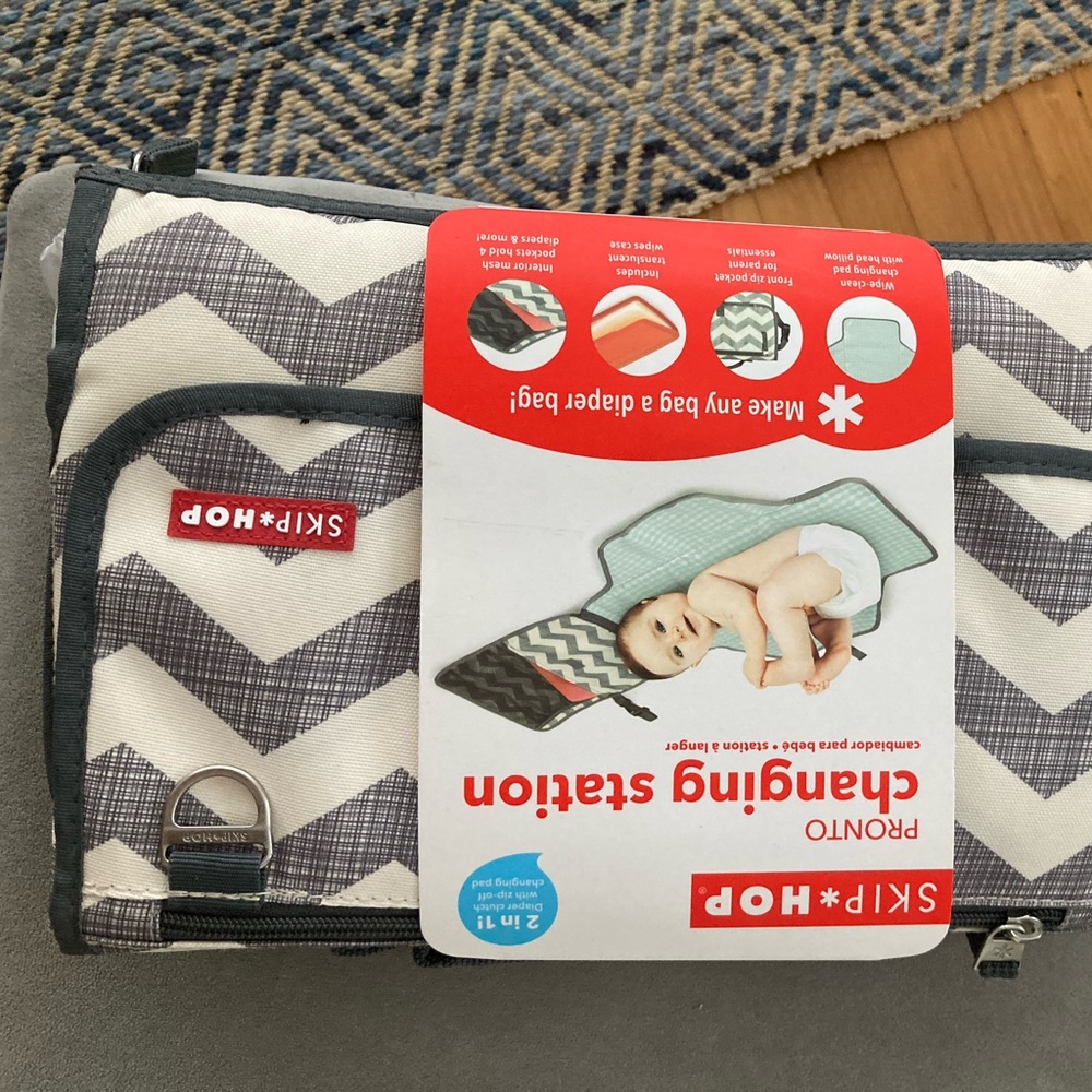 NWT SkipHop changing pad with chevron